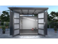 Floraworld Premium szerszámosház tetőablakkal 314 cm x 218 cm x 314 cm Floraworld Premium szerszámosház tetőablakkal 314 cm x 218 cm x 314 cm