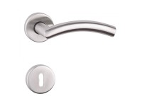 Maestro Arco Comfort rozsdamentes acél WC rozettás beltéri ajtó kilincs