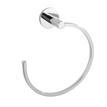 Wenko Isera törölközőtartó gyűrű UV-Loc® cinköntvény fényes ezüst
