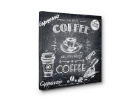 Canvas falikép 30 cm x 30 cm kávé Canvas falikép 30 cm x 30 cm kávé
