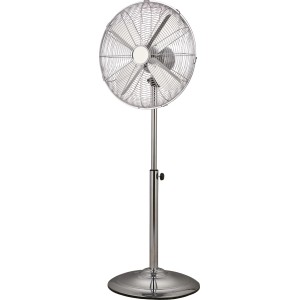 Króm színű SV 50-40 álló ventilátor, Ø 40 cm átmérővel.