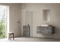 Walk-In Air Wall 90 chrome + transparent Walk-In Air Wall 90 chrome + transparent