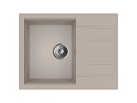 Miló beépíthető mosogató Luxuria 65 gránit kompozit homokszínű Miló beépíthető mosogató Luxuria 65 gránit kompozit homokszínű