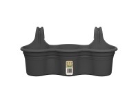 Florus függő virágcserép Mediterran Trio 52 cm x 26,2 cm x 24 cm szürke