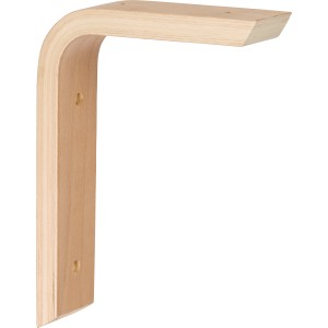 OBI Multiplex bükk konzol, 200x150 mm, polcokhoz és egyedi szobatervezéshez.