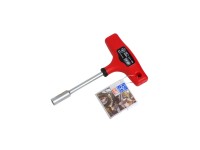 LUX Comfort dugókulcs, T-fogantyú 8 mm x 125 mm