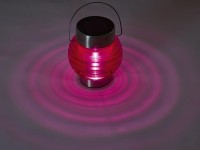OBI Casina LED-es napelemes lámpa 18,5 cm x 12,7 cm x 12,7 cm piros