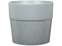 Scheurich Groove+ kaspó 28,5 cm betonszürke