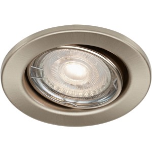 Briloner LED süllyesztett spotlámpa matt nikkel színben, kerek spot beltéri használatra.