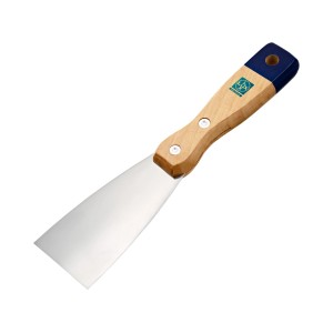 LUX 50 mm-es festőspatula fa nyéllel és fém pengével.