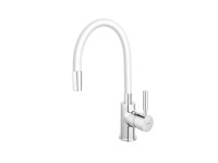 Zumba Álló mosogató csaptelep flexibilis kifolyócsővel fehér