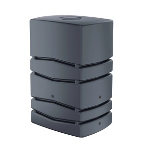 Waterform Aqua Tower esővízgyűjtő tartály, 450 l, antracit. Szögletes tartály kertbe és kültérre.