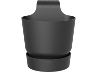 Elho Greenville Easy Single balkonra rakható cseréptartó 19 cm x 24 cm fekete