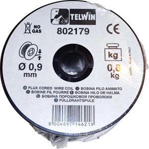 Telwin flux cored huzal tekercs 0,8 kg, 0,9 mm hegesztőgéphez. Hegesztési tartozékok.