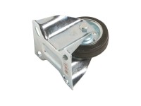 Szállító bakgörgő gumikerékkel,  80 mm, 50 kg