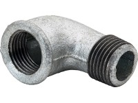 Összekötő könyök 18,6 mm (Rp 1/2) x 21 mm (R 1/2) temperöntvény