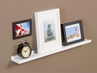 Képtartó polc, fehér, 80 cm