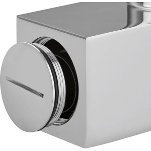 Design szifon 32 mm krómozott sárgarézből mosdókagylókhoz.