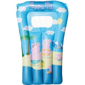 Happy People Peppa Pig felfújható matrac ablakkal, gyerek légmatrac a vízi szórakozáshoz.