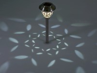 OBI Pirenta LED-es földbe szúrható napelemes lámpa levél rozsdamentes acél OBI Pirenta LED-es földbe szúrható napelemes lámpa levél rozsdamentes acél