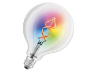 Ledvance Smart+ izzó Wifi filament Globe RGBW E27/4,5 W átlátszó
