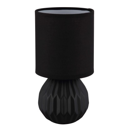 Sylas asztali lámpa fekete 1xE14