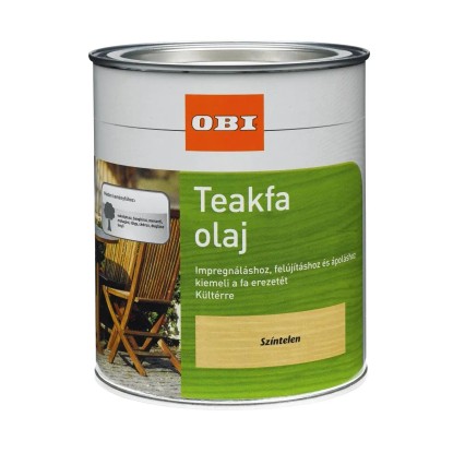 OBI Teak faolaj  Színtelen 0,75 l