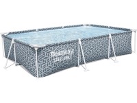 Bestway Steel Pro Frame medence levélmintás 300 cm x 201 cm x 66 cm Bestway Steel Pro Frame medence levélmintás 300 cm x 201 cm x 66 cm