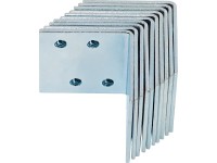 Sarokösszekötő lemez 40 mm x 40 mm x 40 mm horganyzott 10 darab Sarokösszekötő lemez 40 mm x 40 mm x 40 mm horganyzott 10 darab