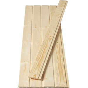 Kezeletlen standard profilfa, 12,5x96x4200 mm, B minőség, fal- és mennyezetburkoláshoz.