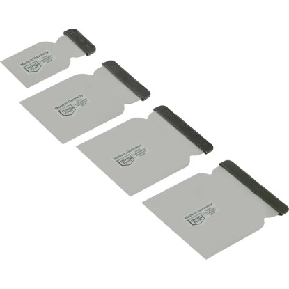 LUX-TOOLS spatulyakészlet rozsdamentes acél 4 részes