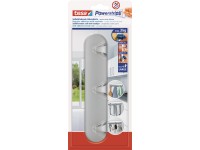 tesa Powerstrips nyom nélkül eltávolítható akasztó matt-króm 1 db 4 ragasztó tesa Powerstrips nyom nélkül eltávolítható akasztó matt-króm 1 db 4 ragasztó