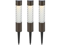 Isili napelemes LED-es dekorlámpa 4 darabos 4,5 cm x 32 cm