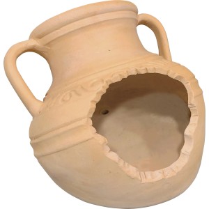 Terrakotta amfora 30 cm x 28 cm x 23 cm