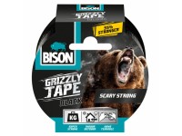 Bison Grizzly extra erős ragasztószalag fekete 10 m