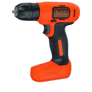 Black+Decker BDCD8 Solo akkus fúró-csavarozó, narancs-fekete, csavarozáshoz és fúráshoz.