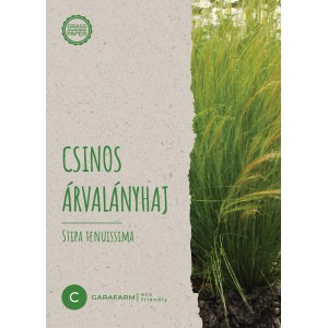 'Csinos Árvalányhaj' (Stipa tenuissima) díszfű magok csomagolása.