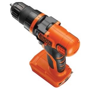 Black+Decker 18V akkus fúró-csavarozó BDCDD18N Solo, narancs és fekete színben.