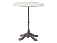 Pizana erkélyasztal kerek márvány megjelenés 65 cm átmérőjű