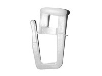 Függönytartó horog műanyag csúszkás 20 db