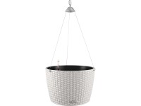 Lechuza Nido Cottage 35 függő virágtartó világosszürke 35 cm átmérő Lechuza Nido Cottage 35 függő virágtartó világosszürke 35 cm átmérő