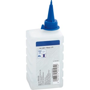 LUX Pneumatikus gépolaj, 200 ml-es flakon, kenőanyag pneumatikus szerszámokhoz.