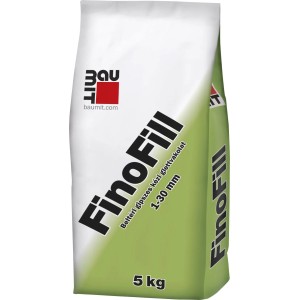 Baumit FinoFill 5kg zsák, speciális glettanyag sima falakhoz.