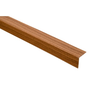 Műanyag sarokprofil 20 mm x 20 mm x 2500 mm dió