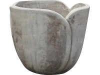 Tulipán alakú virágkaspó terrakotta 24 cm átmérő barna Tulipán alakú virágkaspó terrakotta 24 cm átmérő barna