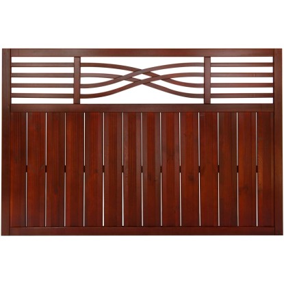 Malaga rács nélküli kerítéselem 120 cm x 180 cm barna
