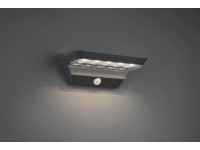 Trio Mendoza LED-es kültéri falilámpa napelemes modullal antracit Trio Mendoza LED-es kültéri falilámpa napelemes modullal antracit