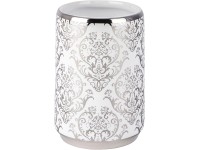 Wenko Barock fogmosópohár ezüst-fehér kerámia