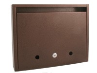 Postaláda záras fekvő barna