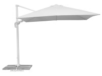 Schneider Rhodos napernyő 300 cm x 300 cm fehér hajtókaros mechanizmussal